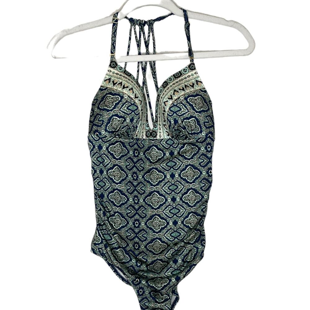Athleta Aqualuxe Printed Molded one piece bathing suit Size Small - Picture 7 of 7